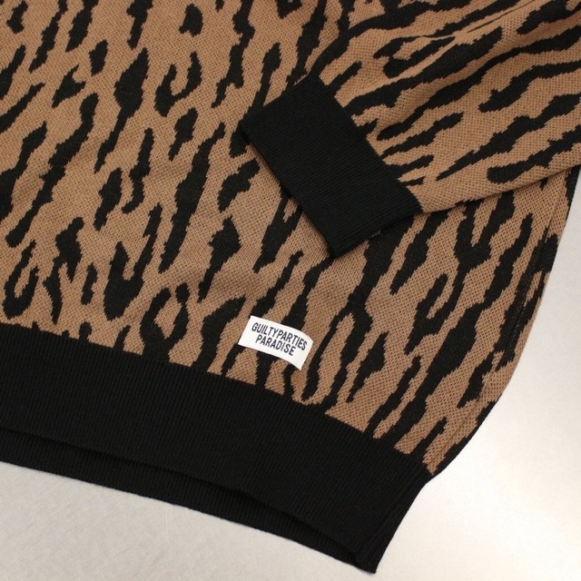 WACKO MARIA - WACKOMARIA LEOPARD KNIT POLO SHIRT Sの通販 by WACKO MARIA - WACKOMARIA LEOPARD KNIT POLO SHIRT Sの通販 by