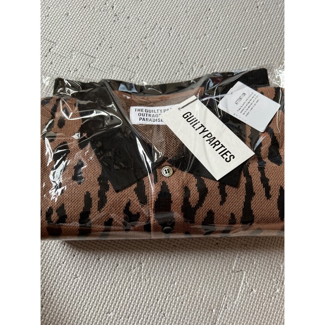 WACKO MARIA - WACKOMARIA LEOPARD KNIT POLO SHIRT Sの通販 by WACKO MARIA - WACKOMARIA LEOPARD KNIT POLO SHIRT Sの通販 by
