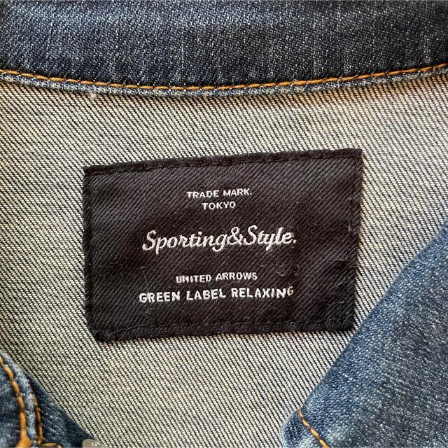 UNITED ARROWS green label relaxing(ユナイテッドアローズグリーンレーベルリラクシング)のgreen label relaxing デニムジャケット レディースのジャケット/アウター(Gジャン/デニムジャケット)の商品写真