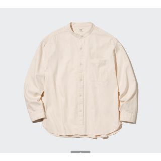 ユニクロ(UNIQLO)のユニクロ　デニムオーバーサイズスタンドカラーシャツXL(シャツ)