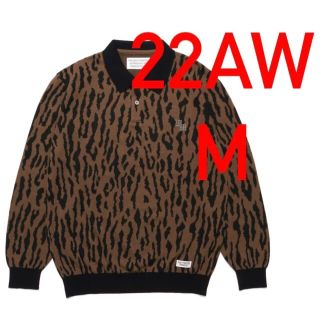 ワコマリア(WACKO MARIA)のWACKOMARIA LEOPARDKNITJACQUARDPOLOSHIRTM(ポロシャツ)