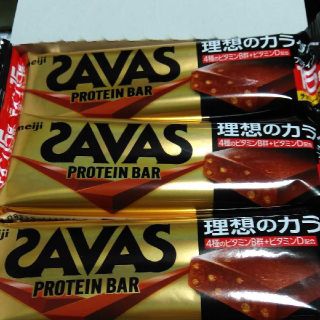 ザバス(SAVAS)の②【明治ザバスプロテインバー１２本】プロテインバー・プロテイン・ザバス・お菓子(プロテイン)