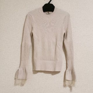 プロポーションボディドレッシング(PROPORTION BODY DRESSING)のスリーブレースハイネックニット(ニット/セーター)