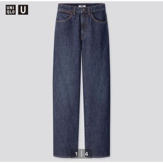 ユニクロ(UNIQLO)のUNIQLO ワイドフィットカーブジーンズ（標準丈76cm）(デニム/ジーンズ)