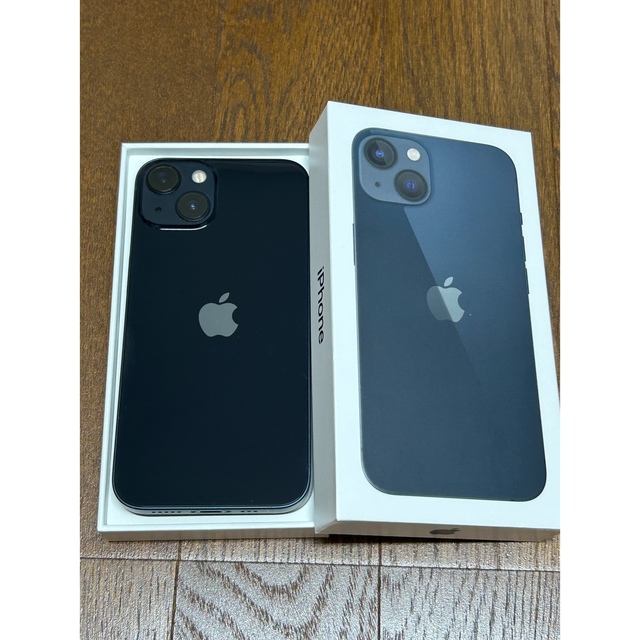 超美品 Apple iPhone13 128GB ミッドナイト SIMフリー