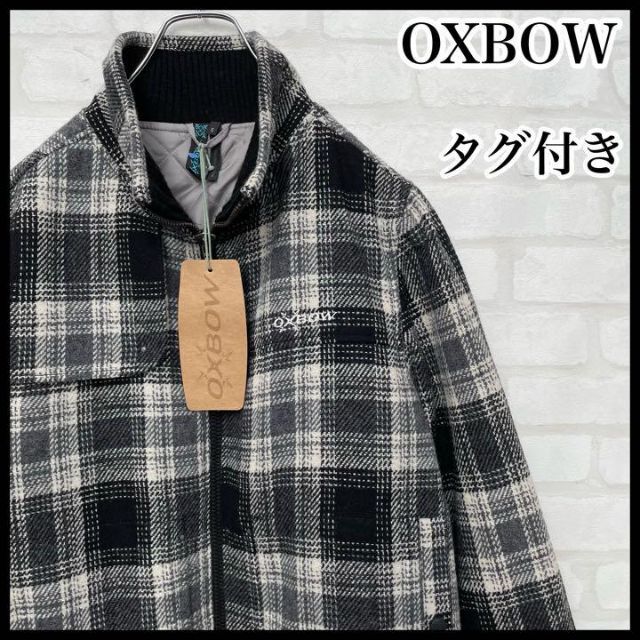 【入手困難】オックスボウ OXBOW ジップアップ ウールジャケット チェック | フリマアプリ ラクマ