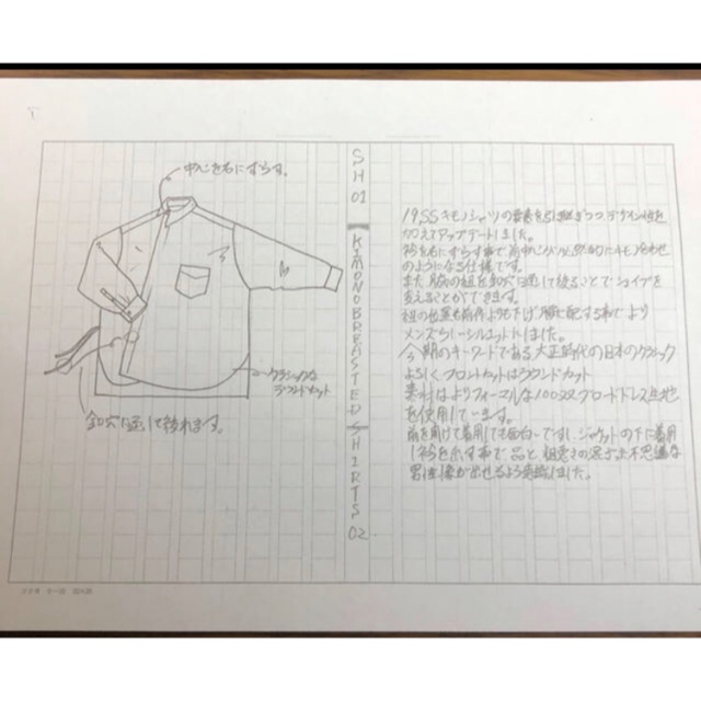 SOSHIOTSUKI ソウシオオツキ デザインシャツ サイズ44 メンズのトップス(シャツ)の商品写真