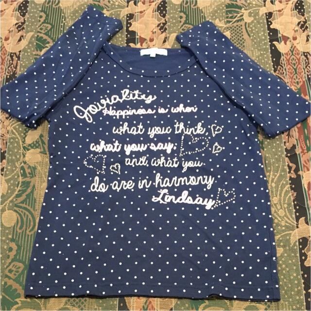 Lindsay(リンジィ)のsize：Ｌ《160》　リンジィカットソー キッズ/ベビー/マタニティのキッズ服女の子用(90cm~)(Tシャツ/カットソー)の商品写真