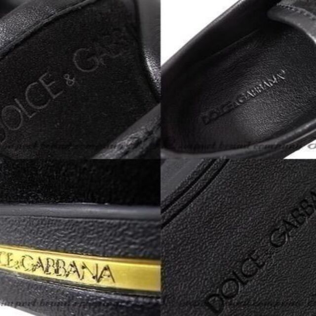 DOLCE&GABBANA(ドルチェアンドガッバーナ)の★DOLCE&GABBANA★スエードベルクロスニーカー★24cm★5ブラック黒 メンズの靴/シューズ(スニーカー)の商品写真