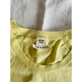 エルメス(Hermes)のエルメス　サマーセーター　yellow(ニット/セーター)