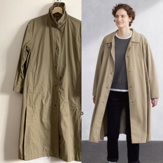 ユニクロ U UNIQLO U フーデッドコート オリーブ M 新品未使用品 - www