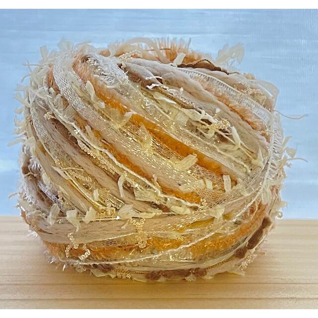 引き揃え糸 マロン - 生地/糸