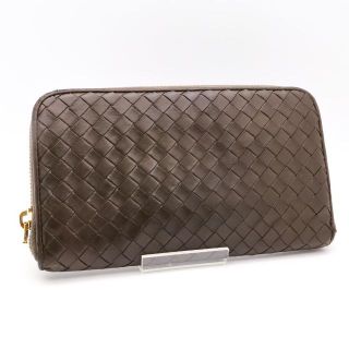 ボッテガヴェネタ(Bottega Veneta)の《一点物》Bottega Veneta 長財布 ブラウン イントレチャート(財布)