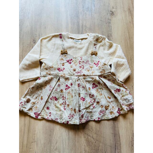 70cm ロンパース、ワンピース3点セット キッズ/ベビー/マタニティのベビー服(~85cm)(ロンパース)の商品写真