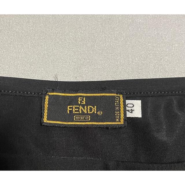 FENDI(フェンディ)のFENDI ワンピース 黒 レディースのワンピース(ロングワンピース/マキシワンピース)の商品写真