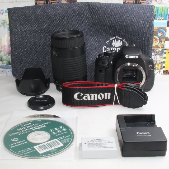 ❤️新品カメラバック付❤️Canon EOS kiss x5 超望遠ダブルレンズ