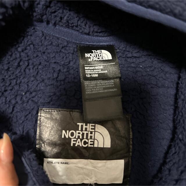 THE NORTH FACE(ザノースフェイス)のノースフェイス　ベビー　ロンパース　ネイビー キッズ/ベビー/マタニティのベビー服(~85cm)(ロンパース)の商品写真