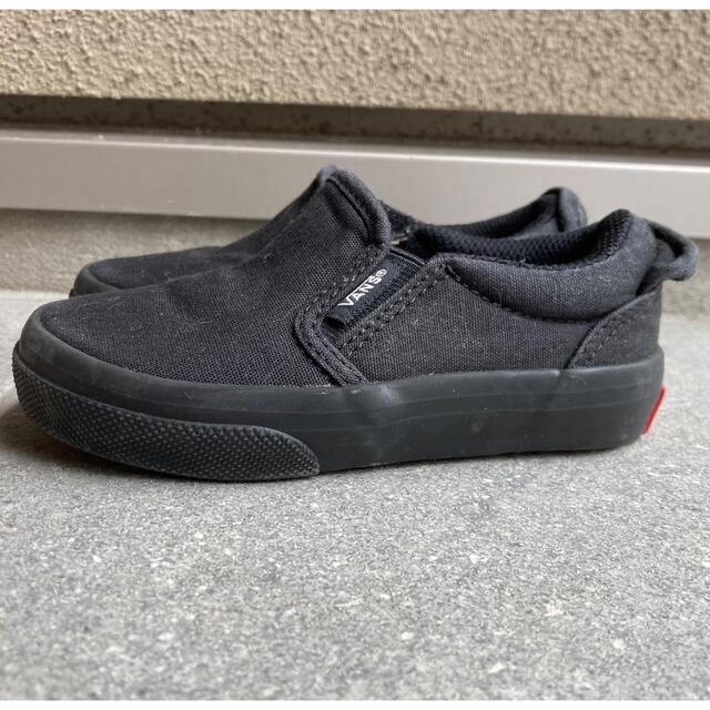 VANS(ヴァンズ)のvans キッズスニーカー　ブラック　16.0cm  キッズ/ベビー/マタニティのキッズ靴/シューズ(15cm~)(スニーカー)の商品写真