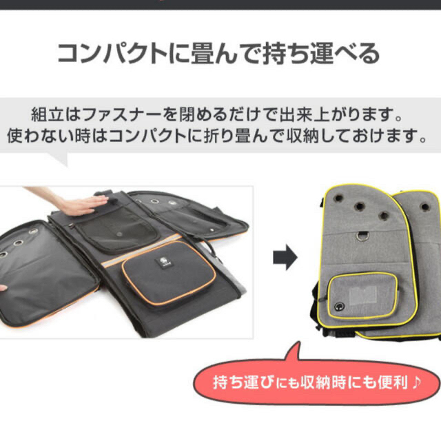 犬 キャリーバッグ リュック 旅行 交通機関 病院 災害 避難 耐重量10kg その他のペット用品(犬)の商品写真