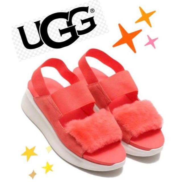 完売しました。。✨新品✨23cm✨UGG✨Silver lake✨ファーサンダル