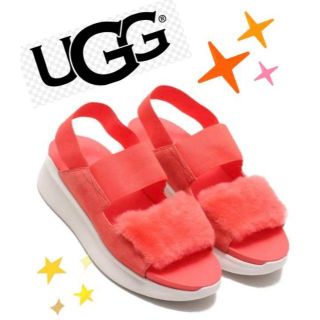 アグ(UGG)の完売しました。。✨新品✨23cm✨UGG✨Silver lake✨ファーサンダル(サンダル)