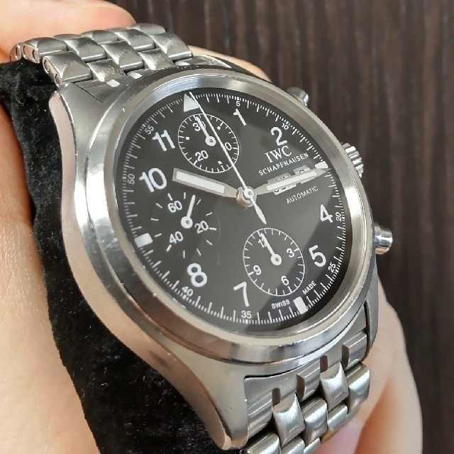 IWC(インターナショナルウォッチカンパニー)のIWC メカニカル　フリーガー　IW370607　未研磨　フルコマ メンズの時計(腕時計(アナログ))の商品写真