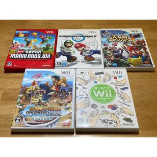 任天堂 Wii ソフト 5個セット(家庭用ゲームソフト)