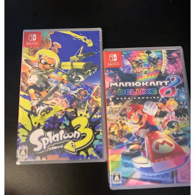新品・未開封【2個セット 】スプラトゥーン3 マリオカート8 デラックス