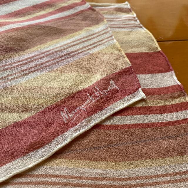 MARGARET HOWELL(マーガレットハウエル)のマーガレットハウエル　スカーフ　シルク レディースのファッション小物(バンダナ/スカーフ)の商品写真