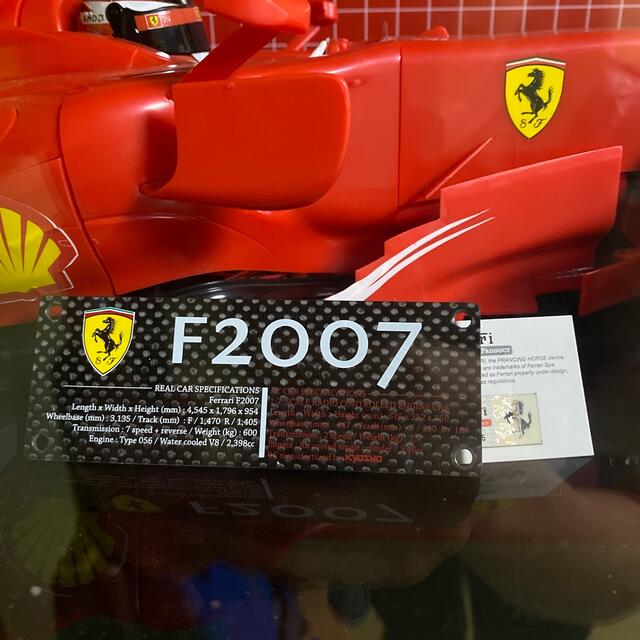 Ferrari(フェラーリ)のディアゴスティーニ フェラーリ F2007 お値下げ エンタメ/ホビーのおもちゃ/ぬいぐるみ(ホビーラジコン)の商品写真