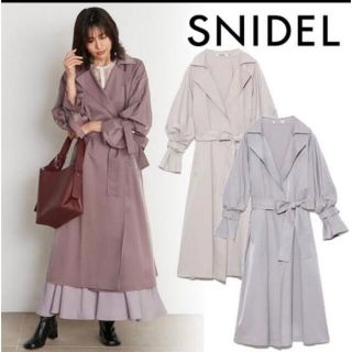 新品未使用　SNIDEL 　Sustainableグロストレンチコート