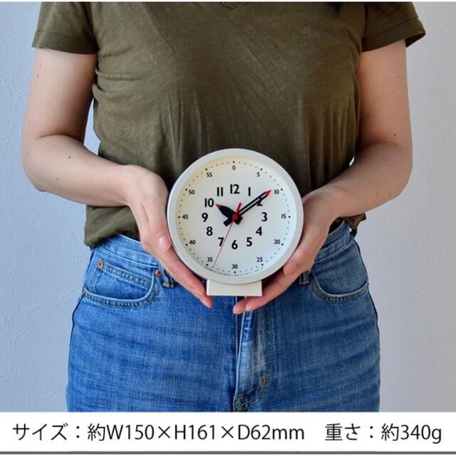 ふんぷんクロック☆置き時計 インテリア/住まい/日用品のインテリア小物(置時計)の商品写真