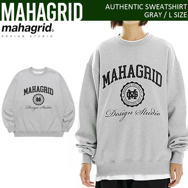 mahagrid マハグリッド 正規品 AUTHENTIC スウェット  L