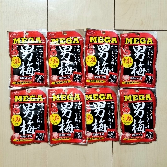 ☆【即購入可】MEGA 男梅 キャンディ 飴 梅干し お菓子の通販 by ゆぅ