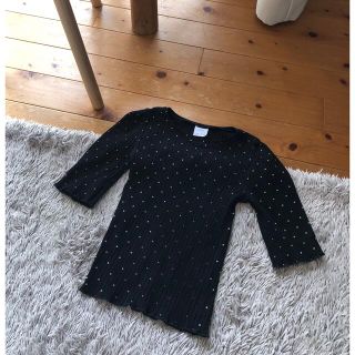 ザラキッズ(ZARA KIDS)のZARAキッズリブTシャツ(Tシャツ/カットソー)