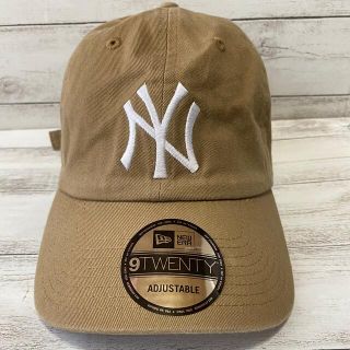 ニューエラー(NEW ERA)のカジュアルクラシック ニューヨーク・ヤンキース カーキ × ホワイト  (キャップ)