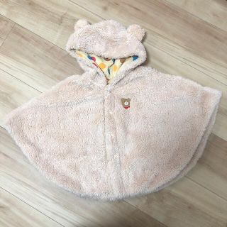 ミキハウス(mikihouse)のミキハウス  ポンチョ　フリーサイズ　美品(カーディガン/ボレロ)