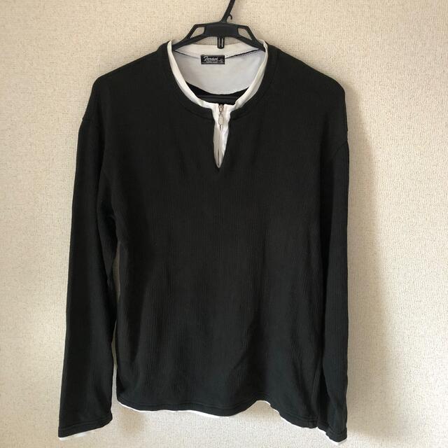 ハーフジップ　プルオーバー メンズのトップス(Tシャツ/カットソー(七分/長袖))の商品写真