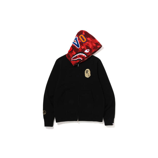 S BAPE OVO SHARK FULL ZIP HOODIE BLACK