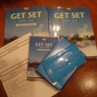 イーオン英会話教材 GET SET 6点セット 初心者向け(語学/参考書)