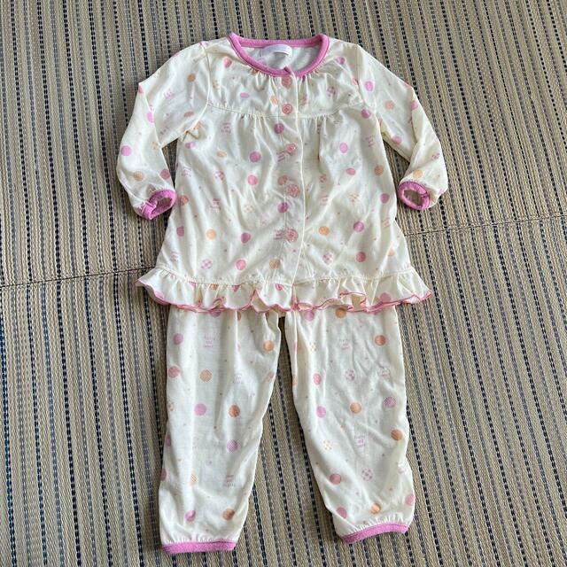 パジャマ　キッズ　100 女の子 キッズ/ベビー/マタニティのキッズ服女の子用(90cm~)(パジャマ)の商品写真