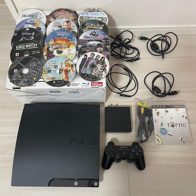 PlayStation3 CECH-2000A、ソフト15枚、トルネ付きSONY