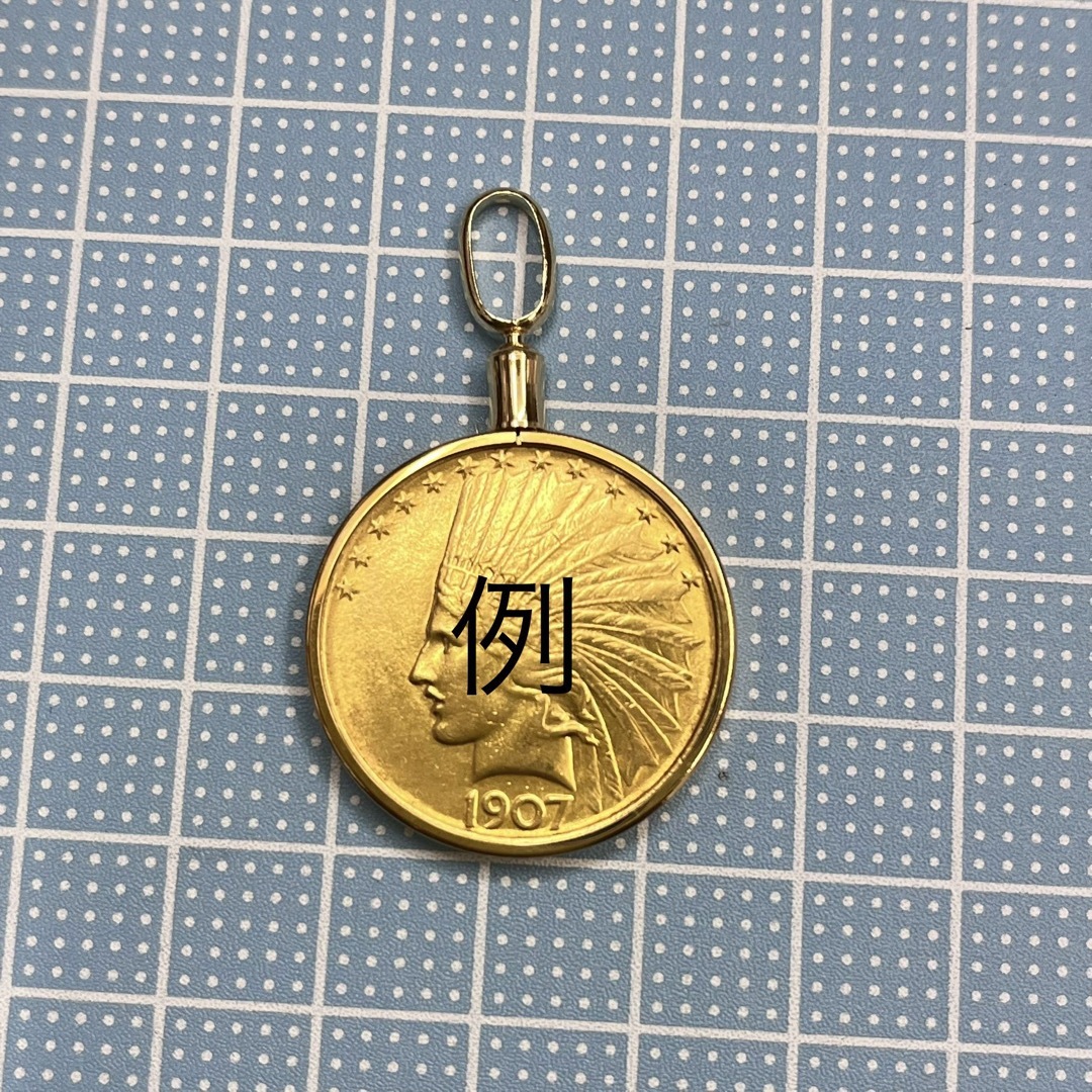 1 / 2 oz イーグル金貨用 空枠  ＊ K18 ムジゴールドコイン枠