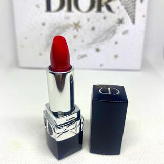 クリスチャンディオール(Christian Dior)のルージュ ディオール 999 ミニサイズ 新品未使用(口紅)