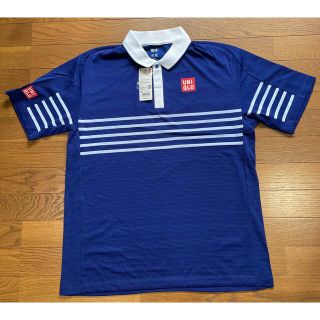 ユニクロ(UNIQLO)の新品 ユニクロ ドライEXポロシャツ 錦織圭 XLサイズ BLUE(ウェア)