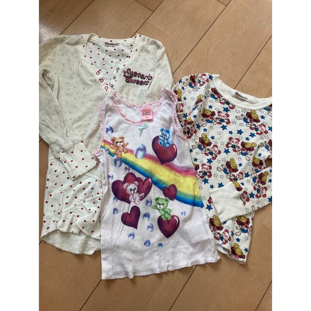 HYSTERIC MINI(ヒステリックミニ)のヒステリックミニ　3枚セット　100 キッズ/ベビー/マタニティのキッズ服女の子用(90cm~)(Tシャツ/カットソー)の商品写真