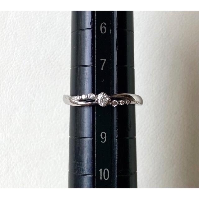 4℃(ヨンドシー)の4°C  ダイヤモンドリング  8号　K10 レディースのアクセサリー(リング(指輪))の商品写真