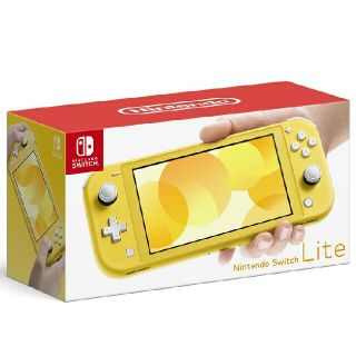 ニンテンドースイッチ(Nintendo Switch)の※9月26日迄に受取確認可能な方　新品　Switch Lite本体　イエロー(家庭用ゲーム機本体)