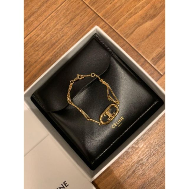 CELINE トリオンフ ネックレス ゴールド ブラス ネックレス