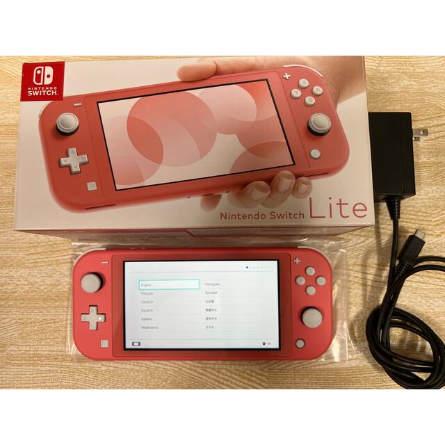 «ほぼ新品»Nintendo Switch light コーラル ピンク